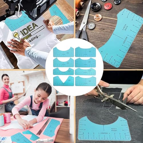 QUKLOGEN Sublimation Shirts Tool Kits with Portable mat for Ironing - color: Blue A