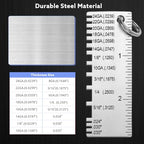 Pimoys 2-Pack Stainless Steel Wire Gauge and Sheet Metal Thickness Tool - style: Sheet