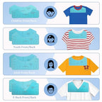 QUKLOGEN Sublimation Shirts Tool Kits - color: Blue