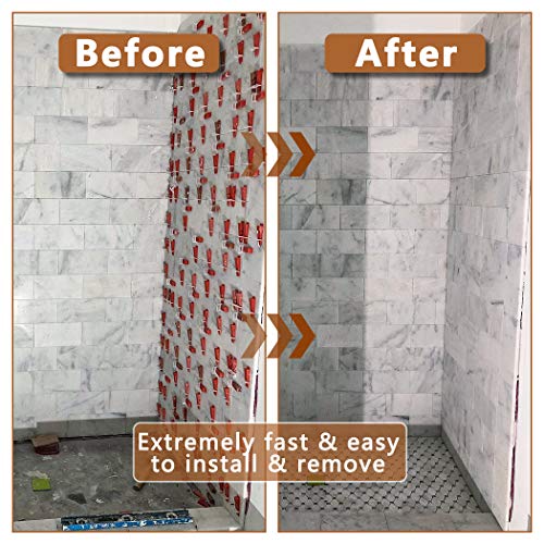 300PCS Tile Leveling System Reusable Tile Wedge for 1/8" 1/16" 1/32" Spacer - size: 300