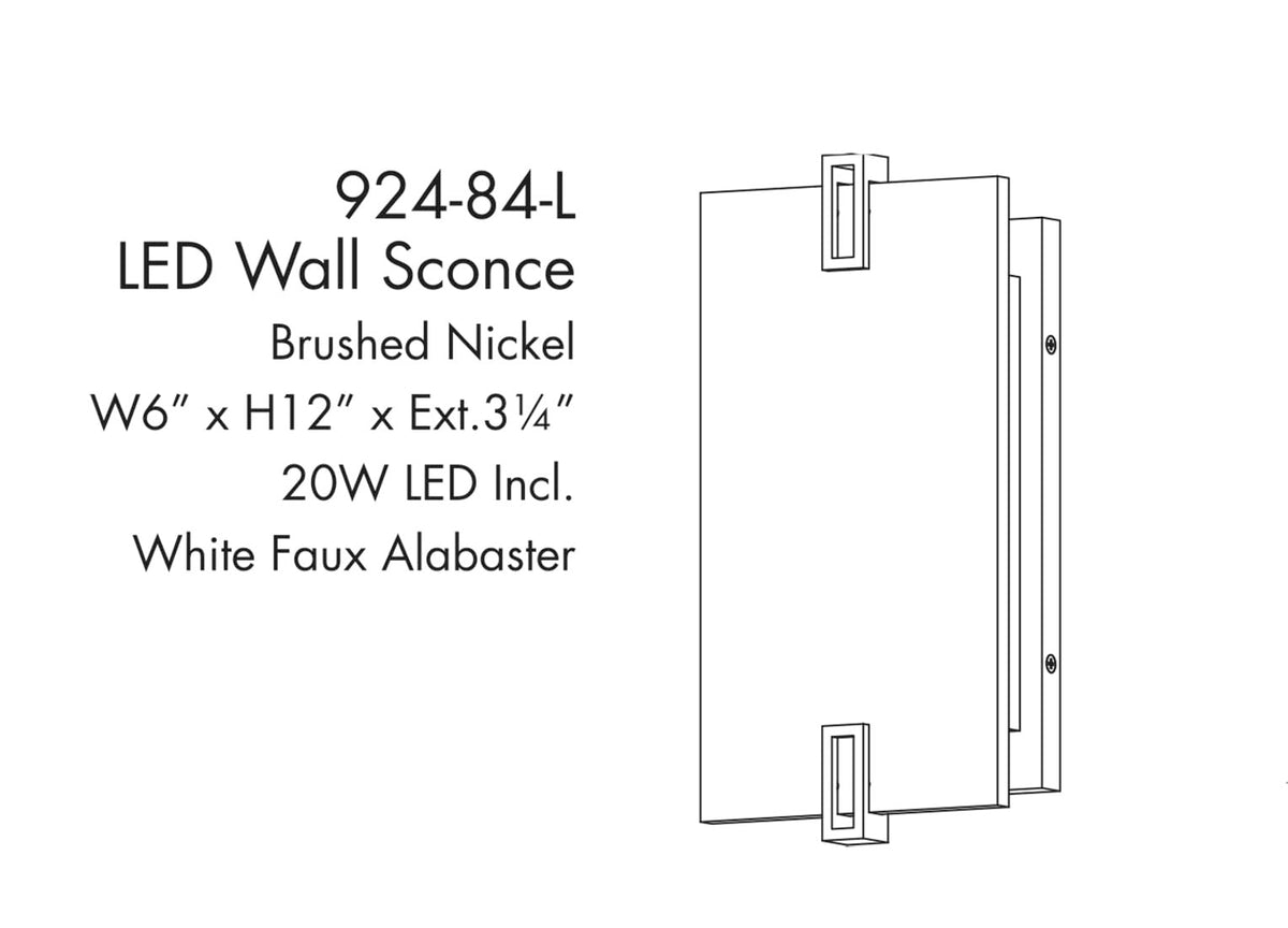 Open Box - Minka Lavery 924-84-L - Wall Sconces Indoor Lighting