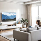 Ultra Slim TV Mount Slim Fit Wall Mount for 43 to 85 inch 2021 Samsung Neo QLED, Q SeriesTVs, Crystal UHD TVs, The Frame TV (excluding Q80A, AU7000), Hold up to 132 lbs, Max VESA 1200x800