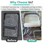 50 Pcs Paint Tray Liners Disposable - 18 Inch Paint Roller Tray Liner - size: 18 Inch