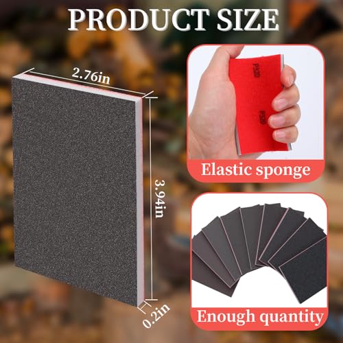 320-2500 Grit Sanding Sponge Set for Wood - style: Mix Grit