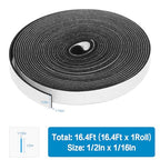 DGSL Foam Weather Stripping, 1/2" x1/16, 16.4Ft Door Window Seal Tape - size: 1/2In x 1/16In x 16.4Ft