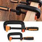 Plastic C Clamp, 2Pcs Quick Grip C Clamp Rapid Release Button for Household Clamping Projects, Pwshymicum1vaq6xz