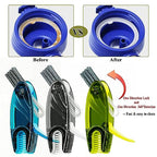 4 in 1 Multifunctional Cup Lid Cleaning Brush Set, 1pc Bright Blue, Plastic - style: 1pc Bright Blue 4in1