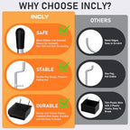 INCLY 280PCS Upgraded Pegboard Hooks Assortment with Bins & Cups - size: 280 PCS