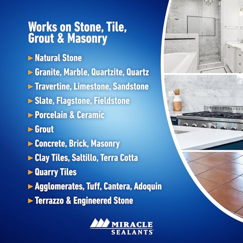 Miracle Sealants 511 Impregnator Penetrating Stone & Tile Sealer, Quart - size: Quart