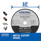 Dremel US40-04 Ultra-Saw Corded Compact Saw Tool Kit with 3 Cutting Wheels