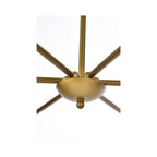 Open Box - Elegant Lighting LD812D36BRK - Chandeliers Indoor Lighting