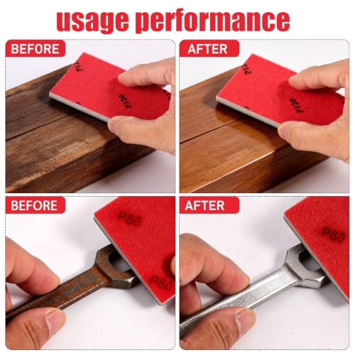 24 Pcs 2000 Grit Sanding Sponges, Wet Dry Sanding Blocks for Polishing - size: 24 PCS-2000 Grit