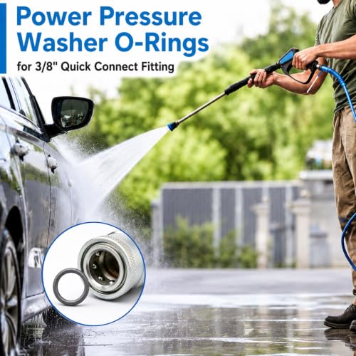 ZDBB 150 Pcs 14 Size Power Pressure Washer O Ring & Hose Faucet Washers Kit - size: 150 PCS