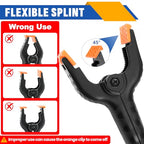 40 Pack 4.5 inch Plastic Spring Clamps, Backdrop Clips - size: 4.5in-40P