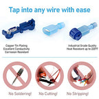 TICONN T Tap Wire Connectors, T Wire Quick Splice Connector, T Connectors for Wiring with Storage Case (120 Pcs) - style: 120 Pcs