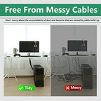 StangH Cable Management Sleeves for Wires 19 Inch, 4 Pieces -Black - color: Black, size: 19"L x 3.5"W-4PACKS
