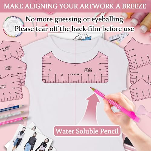QUKLOGEN Sublimation Shirts Tool Kits - color: Pink