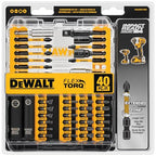 DEWALT DWA2NGFT40IR Impact Ready Flextorq 40-Piece Steel Screwdriver Bit Set