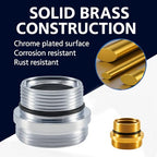 Faucet Aerator Adapter, M18.5 Male to 55/64" Male Adapter(M18.5-M22) - color: Silver, size: M18.5-M22