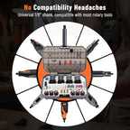Katerk 260-Piece Rotary Tool Accessories Bit Set Compatible with Dremel