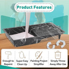 50 Pcs Paint Tray Liners Disposable - 18 Inch Paint Roller Tray Liner - size: 18 Inch