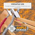 SE Mini Wood Pliers Rack - Pine Wood Dowels Rack - Mini Tool Organizer - Tool Free Assembly - WI-PS6