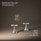 Open Box - Kohler K-27018-3-CP - Tub Faucet Parts Faucet Accessories and Parts