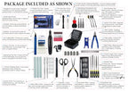 124Pcs 3D Printing Accessory Tools with Tool Bag for Remove/Trim and Finish 3D Print Includes Deburring Tool, Nozzle Cleaning, Removal Scrapers, Finishing Tools,etc. - style: Tools with Oxford bag
