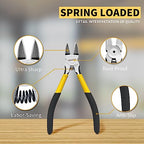 BOOSDEN Wire Cutter 6.5 inch Cutting Pliers Diagonal Cutter Snipper 10 Pack - size: 6.5"- 10 Pack