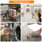 Neoteck 4-Side Magnetic Digital Angle Finder with Laser Class 2,<1mW Output