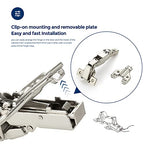 Ravinte Kitchen Cabinet Hinges,165 Degree Door Hinges, 1 Pairs 2 Pack - size: 165 Degree