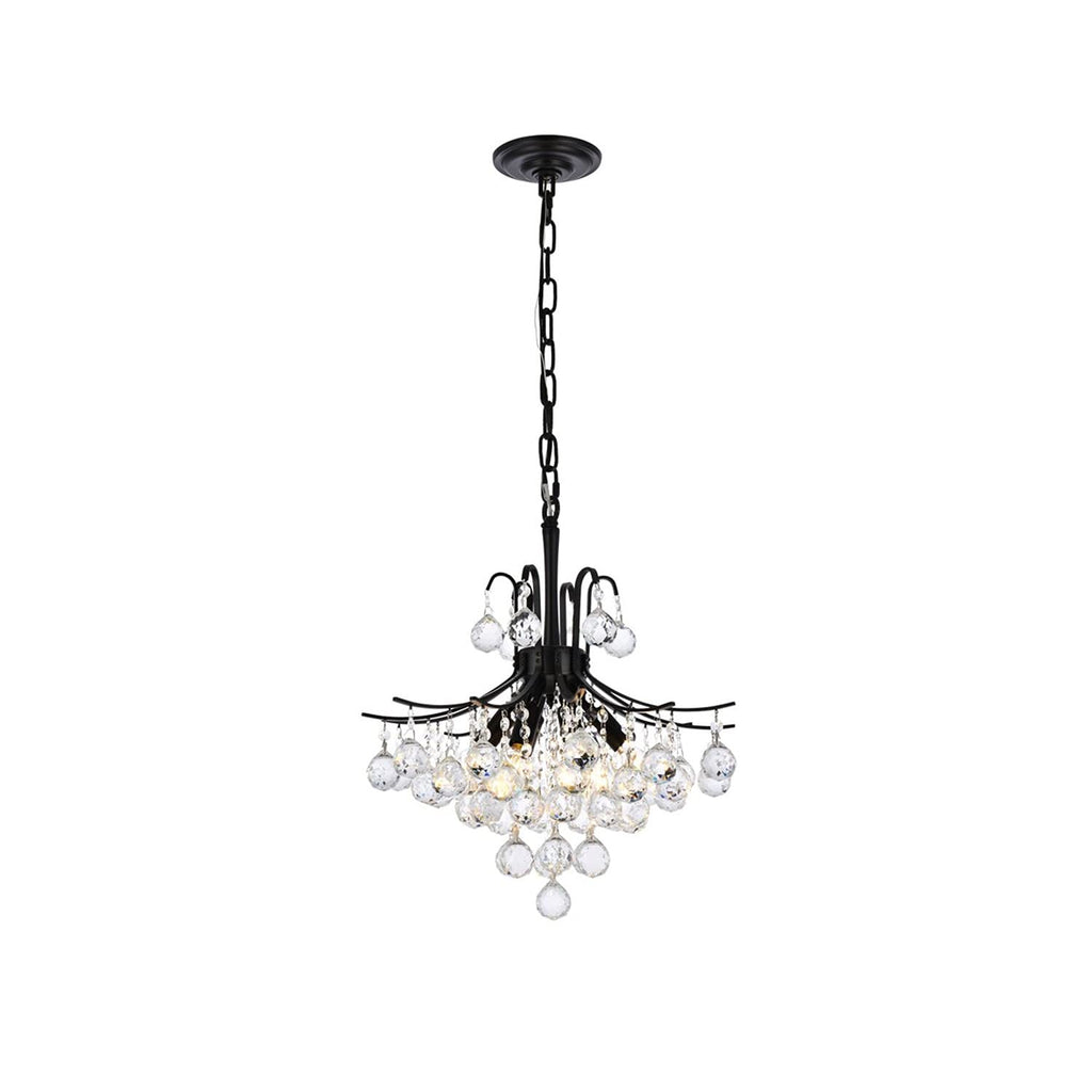 Open Box - Elegant Lighting V8000D16BK/RC - Pendants Indoor Lighting