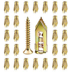 90PCS Self Drilling Drywall Anchors with Screws Kit