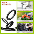 O Ring Assortment Kit 24 Sizes 1200 Pcs Nitrile Rubber Seal O-Rings - style: 24 Size/1200 Pcs