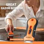 REXBETI Razor Blade Scraper Tool, 8 Pack Windows, Glass Stovetop Scraper - style: Original 8 Pack