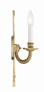 Open Box - Crystorama Lighting Group 650-OB Arlington 2 Light Candle Style Double Wall Sconce
