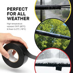TAPEWELL Black Electric Tape, Professional Grade 3/4 inch x 66ft, PVC Electrical Insulating Tape for All Weather, U/L Approved, Waterproof, Home Improvement Electrical Equipment, Pack of 20 - size: Pack of 20