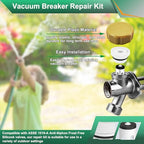 Vacuum Breaker Repair Kit, Anti-Siphon Frostproof Faucet Valve Hose Faucet Fitting Vacuum Breaker Replacement Kit for VACVBKX1B (1 Pack ASSE 1019-A Repair Kit) - style: 1 Pack ASSE 1019-A Repair Kit