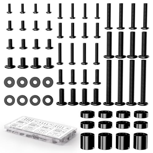Universal TV Mounting Hardware Screw Kit, M4-M8 Screws for VESA Mounts