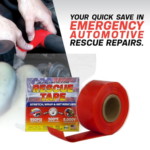 Bond It Rescue Tape, Self-Fusing Silicone Repair Tape, 1 in x 12 ft, Blue - color: Blue, size: 1" x 12' x 20mil