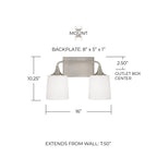 Open Box - Capital Lighting 148921BN-541 - Bathroom Fixtures Indoor Lighting