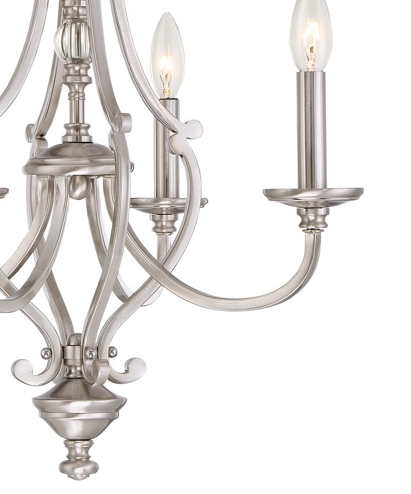 Open Box - Minka Lavery 3334-84 4 Light One Tier Mini Chandelier from the Savannah Row Collection