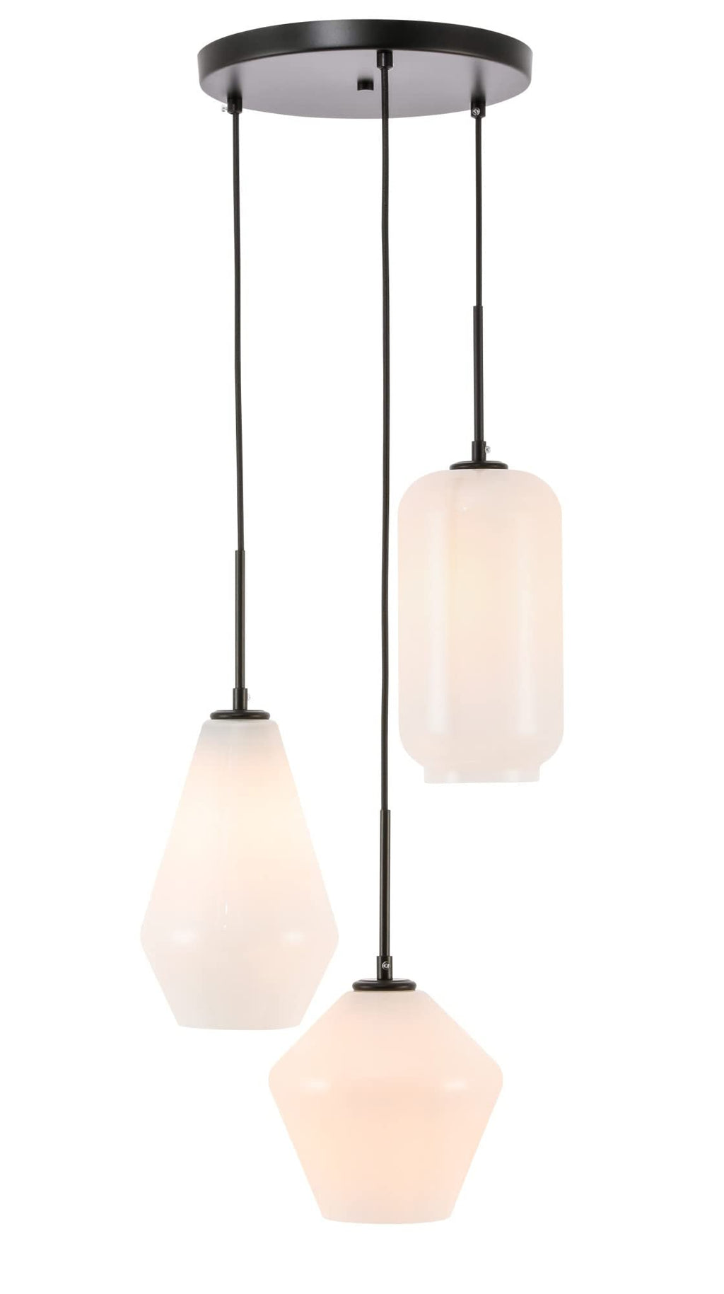 Open Box - Elegant Lighting LD2269BK - Pendants Indoor Lighting