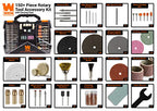 WEN 230151A 150-Piece Rotary Tool Accessory Kit with Carrying Case - size: 150 Pieces