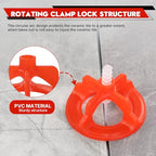 Tile Leveling System 1/8", 600 Pcs Tile Spacers and 200 Pcs Red Cap - size: 1/8 Inch 600Base+200Caps