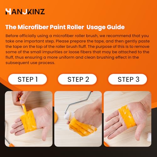 40 Pack Microfiber Paint Roller 4 Inch, 3/8 Inch Nap - size: 4 Inch,40 Pack