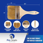 Pro Grade 4" Chip Brushes, Disposable Paint Brushes, for Sealers, 24 Pack