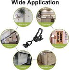 E-TING 4 Pack Adjustable Quick Release 661lbs load Toggle Latch for Cabinet - style: 4003（4pack）