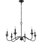 Open Box - Elegant Lighting LD5056D30MB - Chandeliers Indoor Lighting