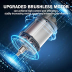 NANWEI Cordless Reciprocating Saw,Brushless Motor 3500RPM Variable Speed,Compatible with Makta 18V Batteries,Tool-Free Blade Change, LED Light,4 Blades For Wood/Metal/PVC Cutting (Battery Excluded)